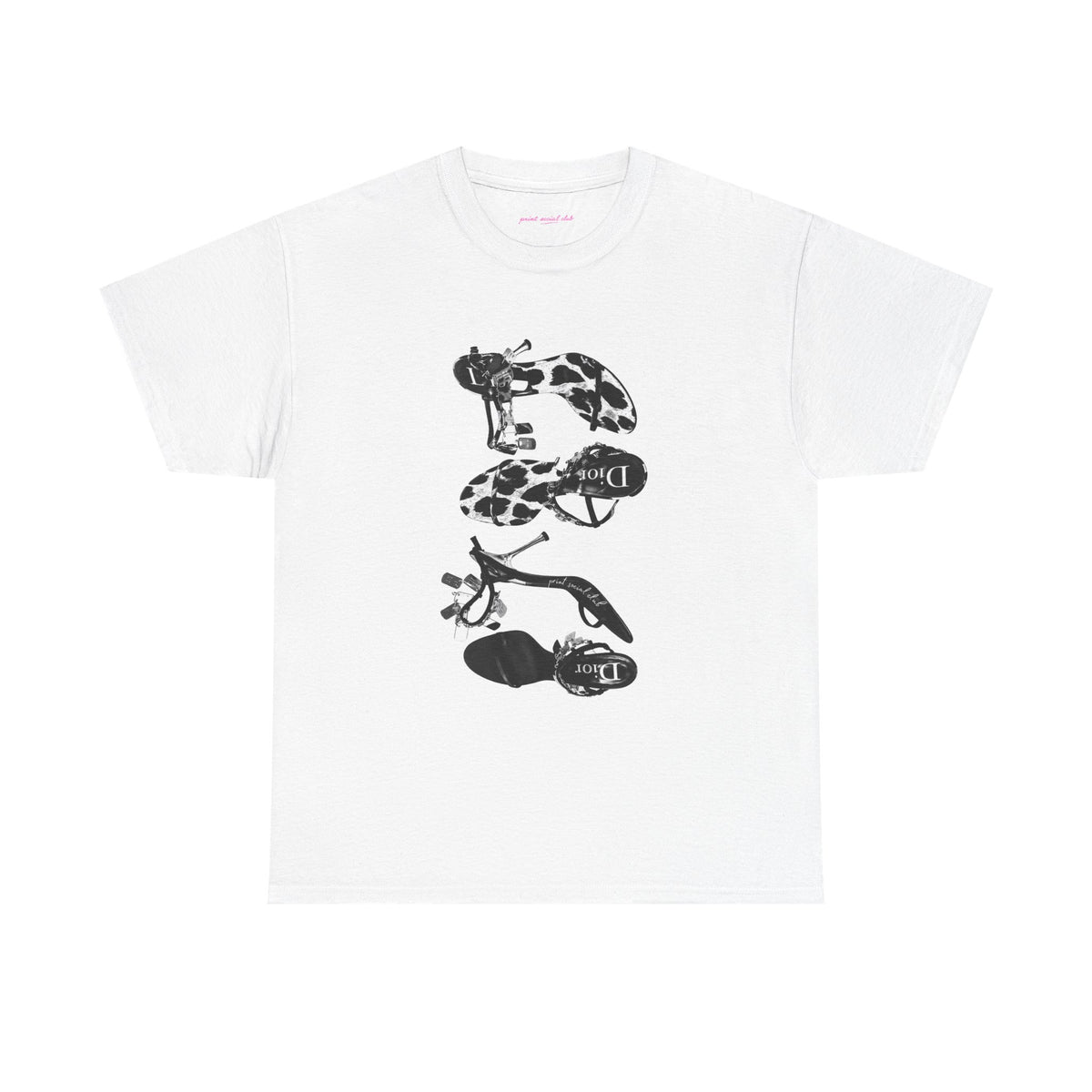 Heels Classic Tee in White, front