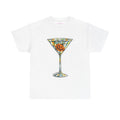 Pumpkin Martini Classic Tee in White, front