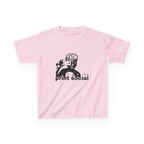 Camera Kid Baby Tee in Light Pink, front