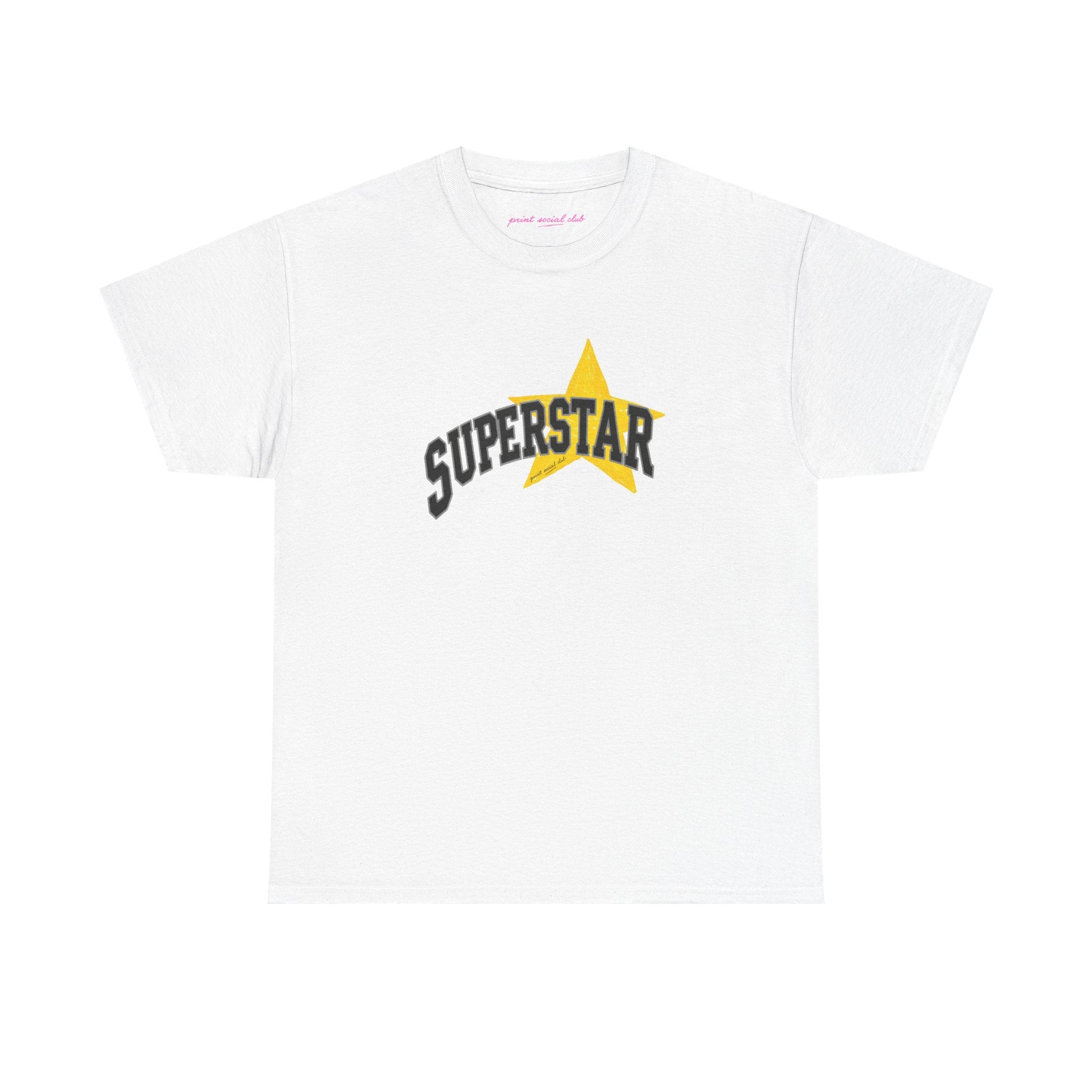 Superstar Classic Tee in White, front