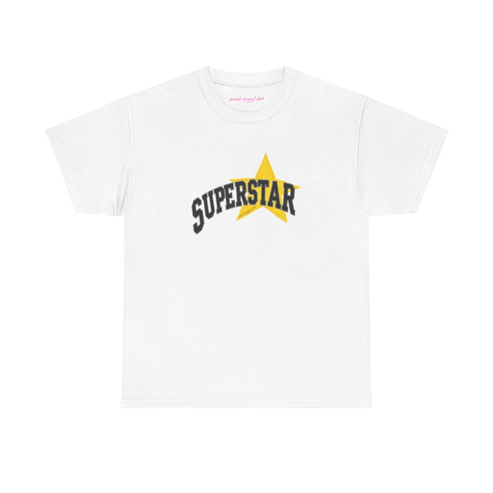 Superstar Classic Tee in White, front