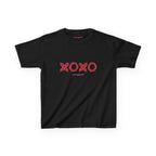 XOXO Baby Tee in Black, front