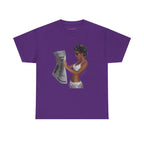 News Classic Tee in Purple, front