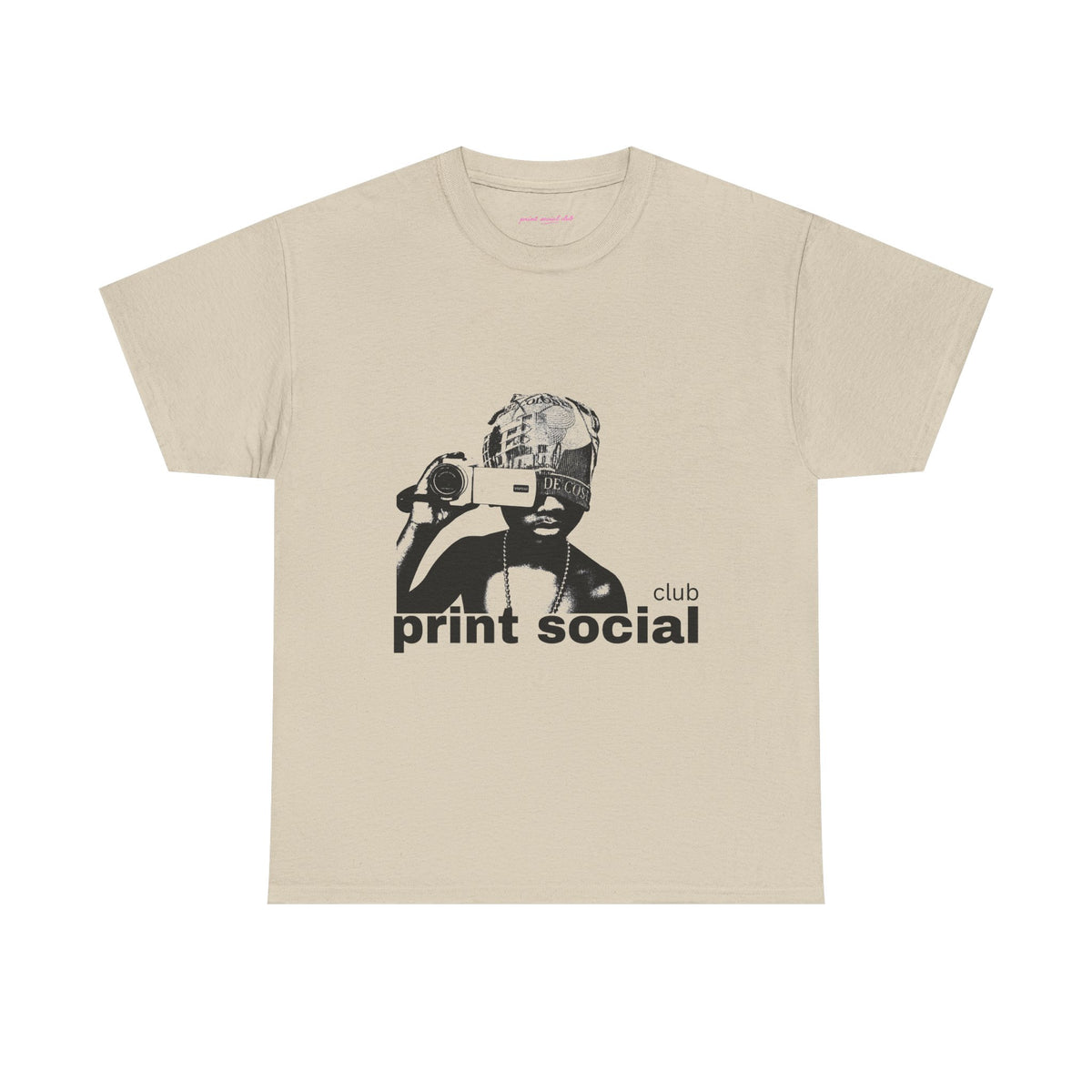 Camera Kid Classic Tee in Sand, front