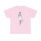 Heels in Hand Classic Tee in Light Pink, front