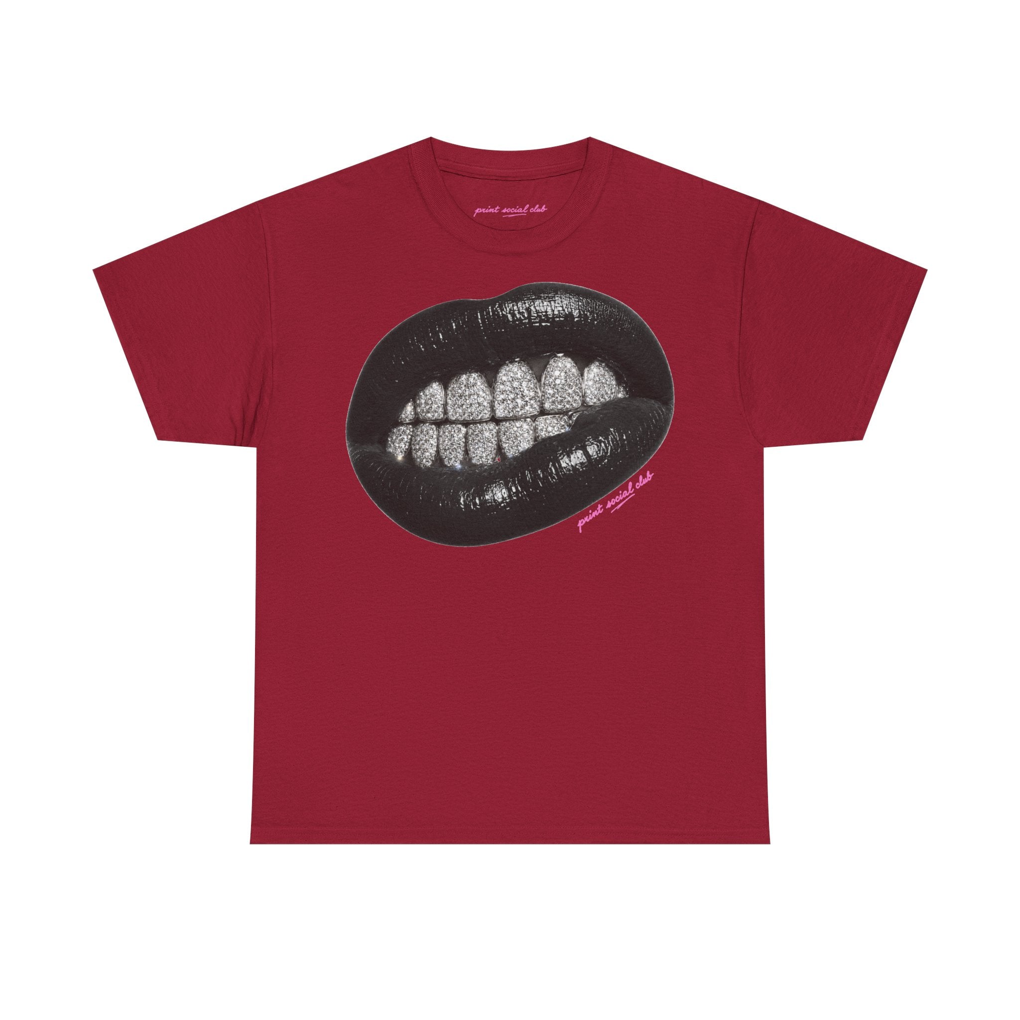 Grrr Classic Tee in Cardinal Red, front