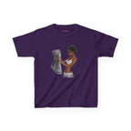 News Baby Tee in Purple, front