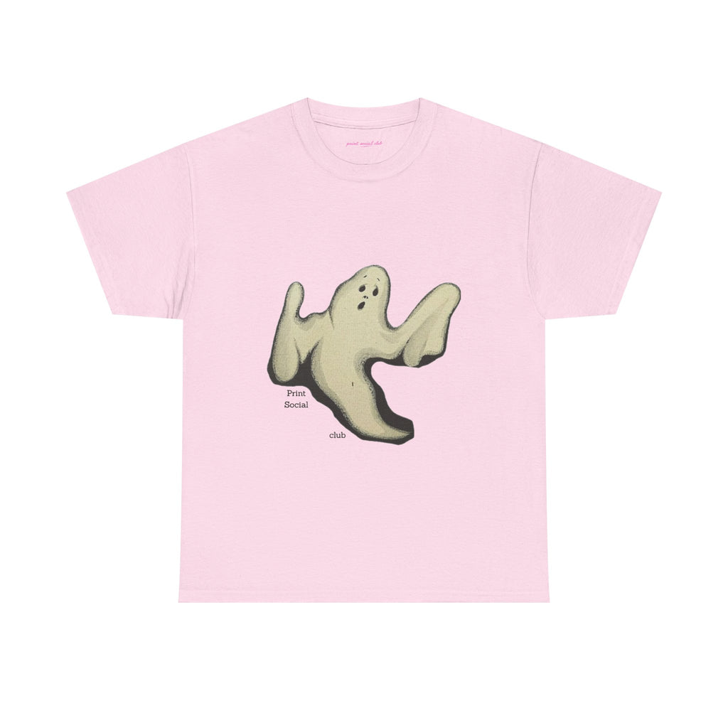Boo Classic Tee in Light Pink, front