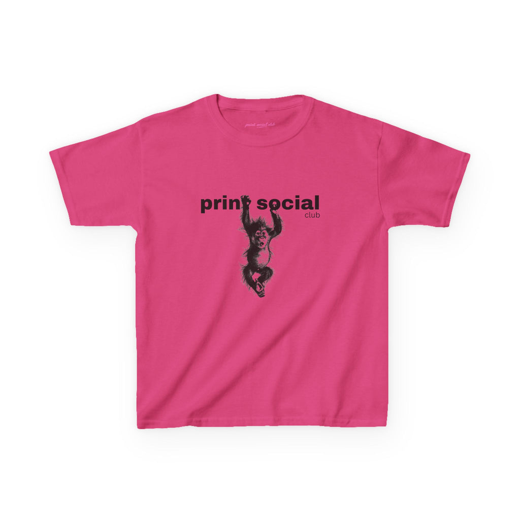 Save Wild Monkeys Baby Tee, front