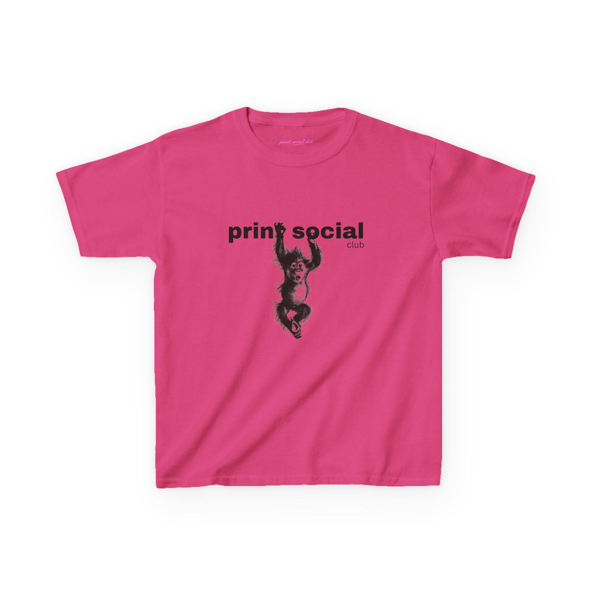 Save Wild Monkeys Baby Tee, front