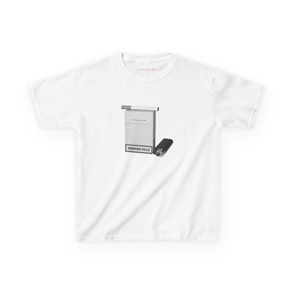 Smoking Kills Baby Tee, front