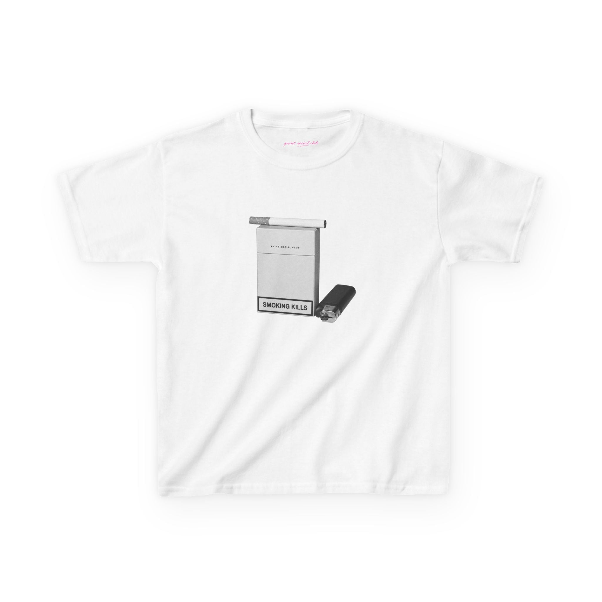 Smoking Kills Baby Tee, front