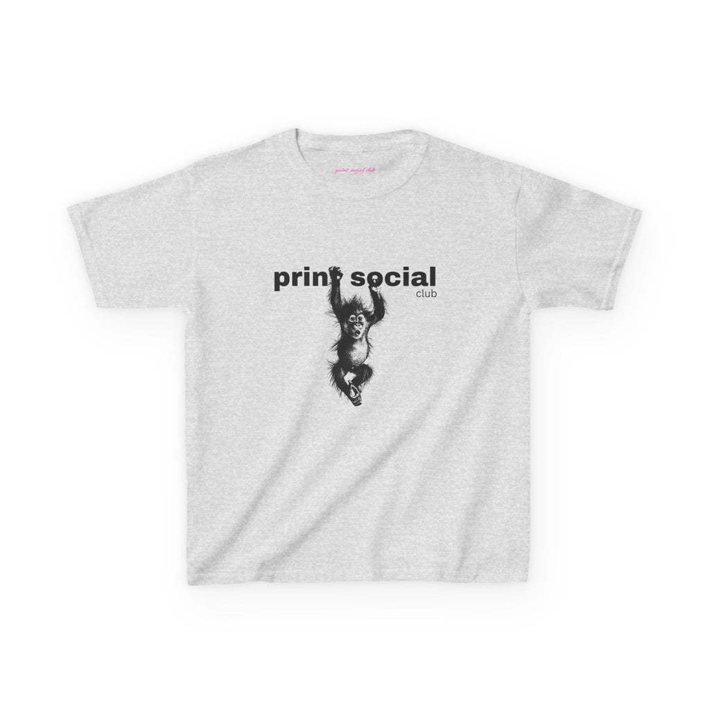Save Wild Monkeys Baby Tee, front