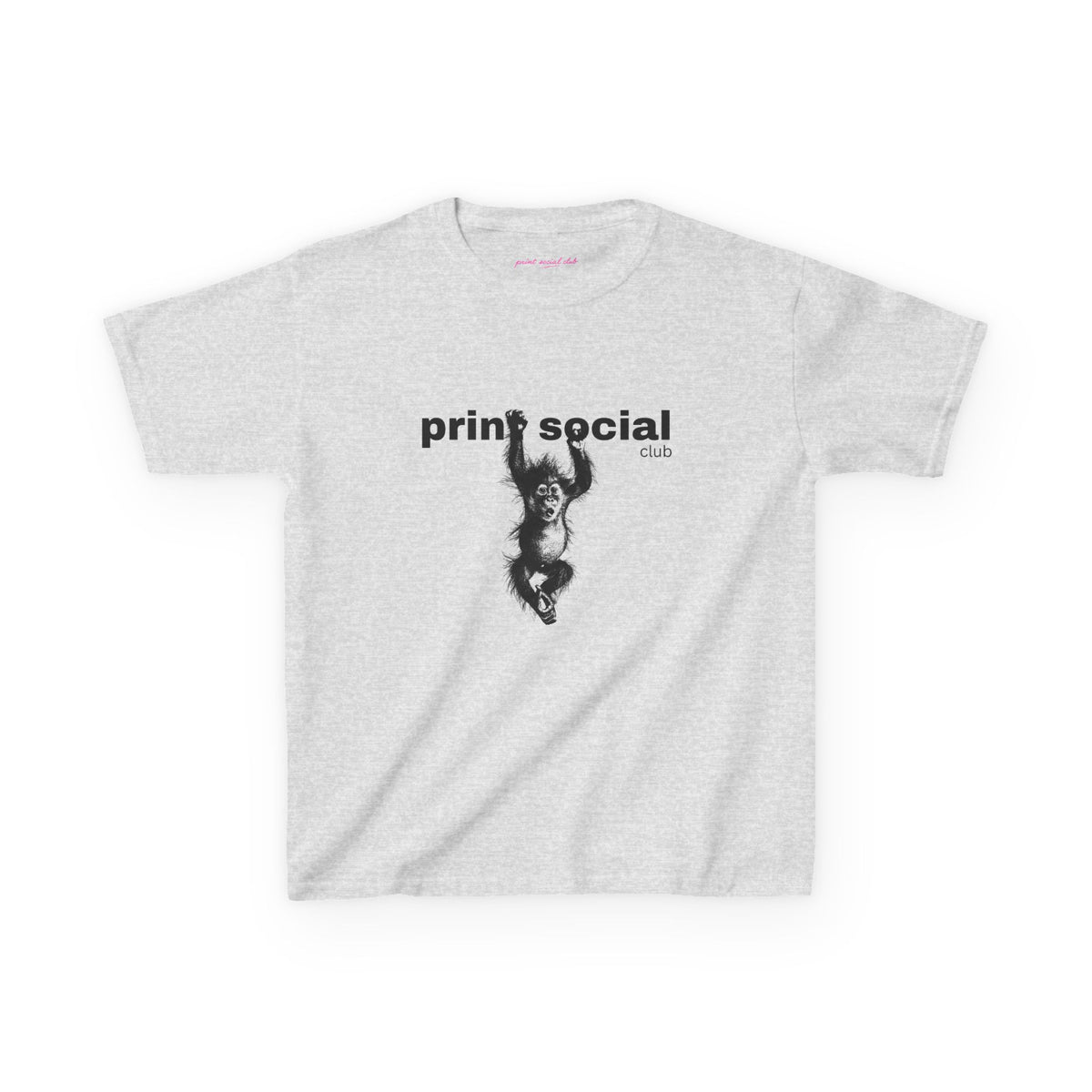 Save Wild Monkeys Baby Tee, front