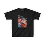 Pumpkin Kiss Baby Tee in Black, front