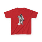 Moss Baby Tee in Red, front