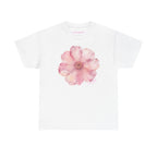 He Sent Flowers Classic Tee in White, front