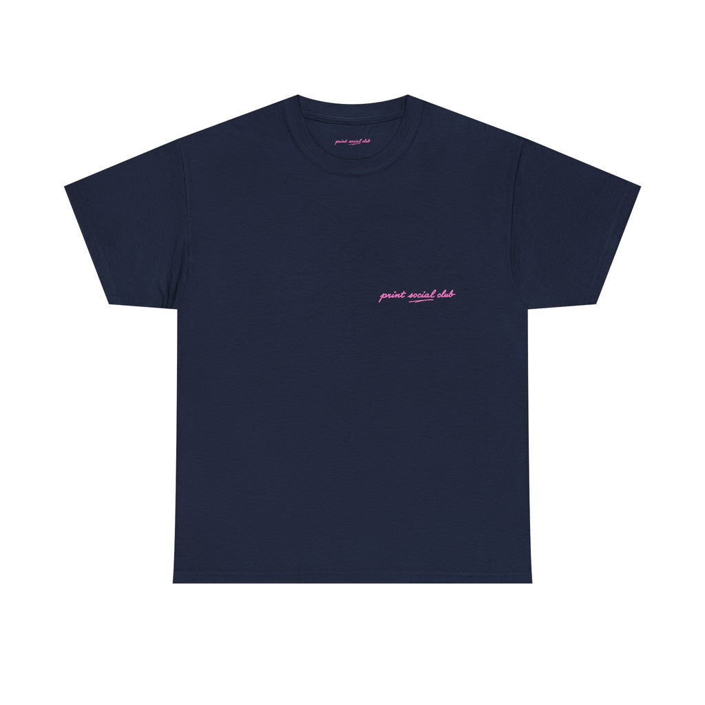 LNF Classic Tee in Navy, front