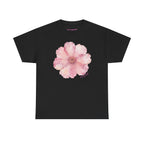 He Sent Flowers Classic Tee in Black, front