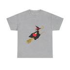 Flying Witch Classic Tee in Sport Grey, front