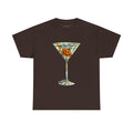 Pumpkin Martini Classic Tee in Dark Chocolate, front