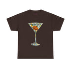 Pumpkin Martini Classic Tee in Dark Chocolate, front