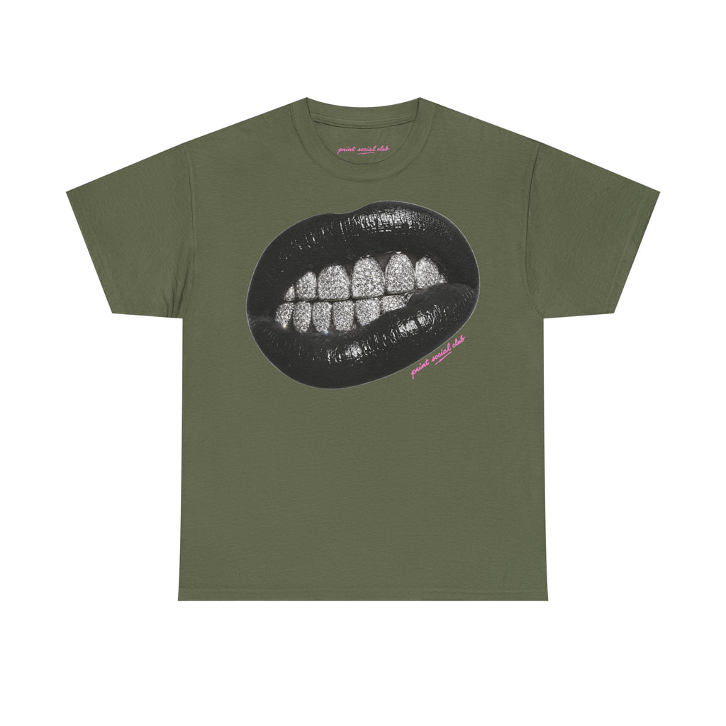 Grrr Classic Tee in Military Green, front