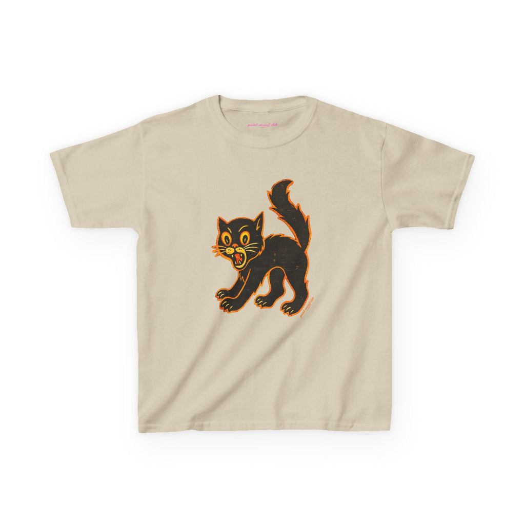 Black Cat Baby Tee, front