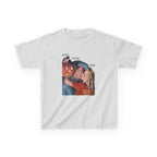 Pumpkin Kiss Baby Tee in Ash, front