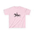 Wild West Baby Tee in Light Pink, front