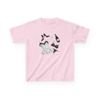 Too Much Champagne Baby Tee in Light Pink, front