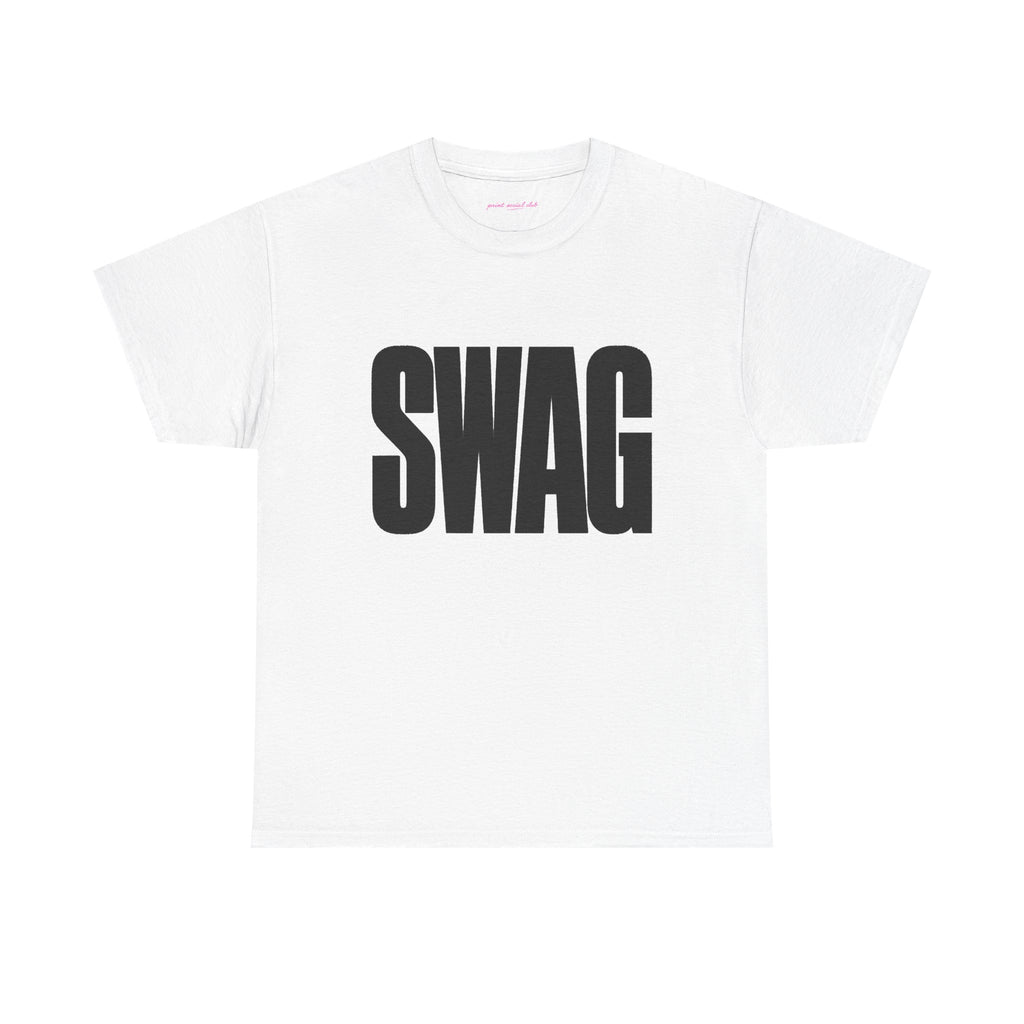 SWAG Classic Tee in White, front