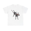 Skeleton Dog Classic Tee in White, front