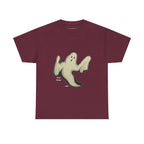 Boo Classic Tee in Maroon, front