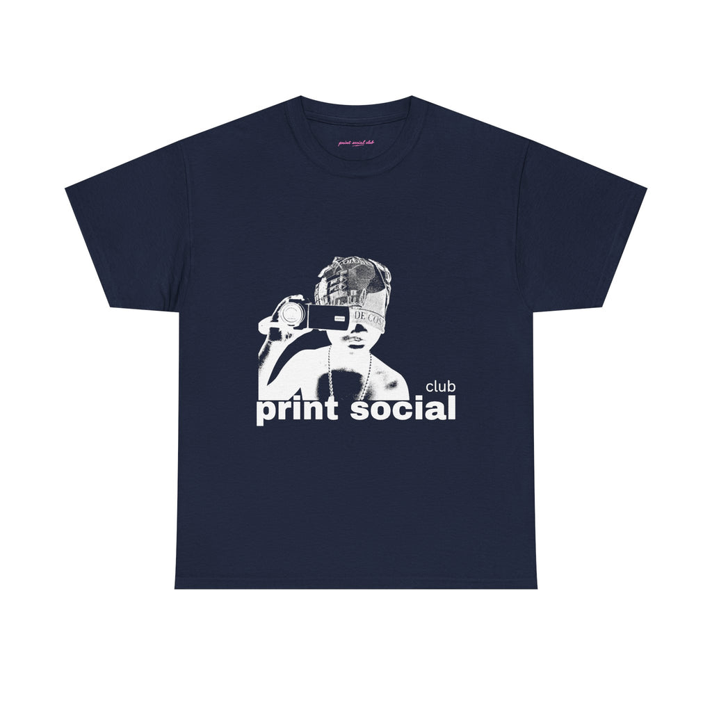 Camera Kid Classic Tee in Navy, front