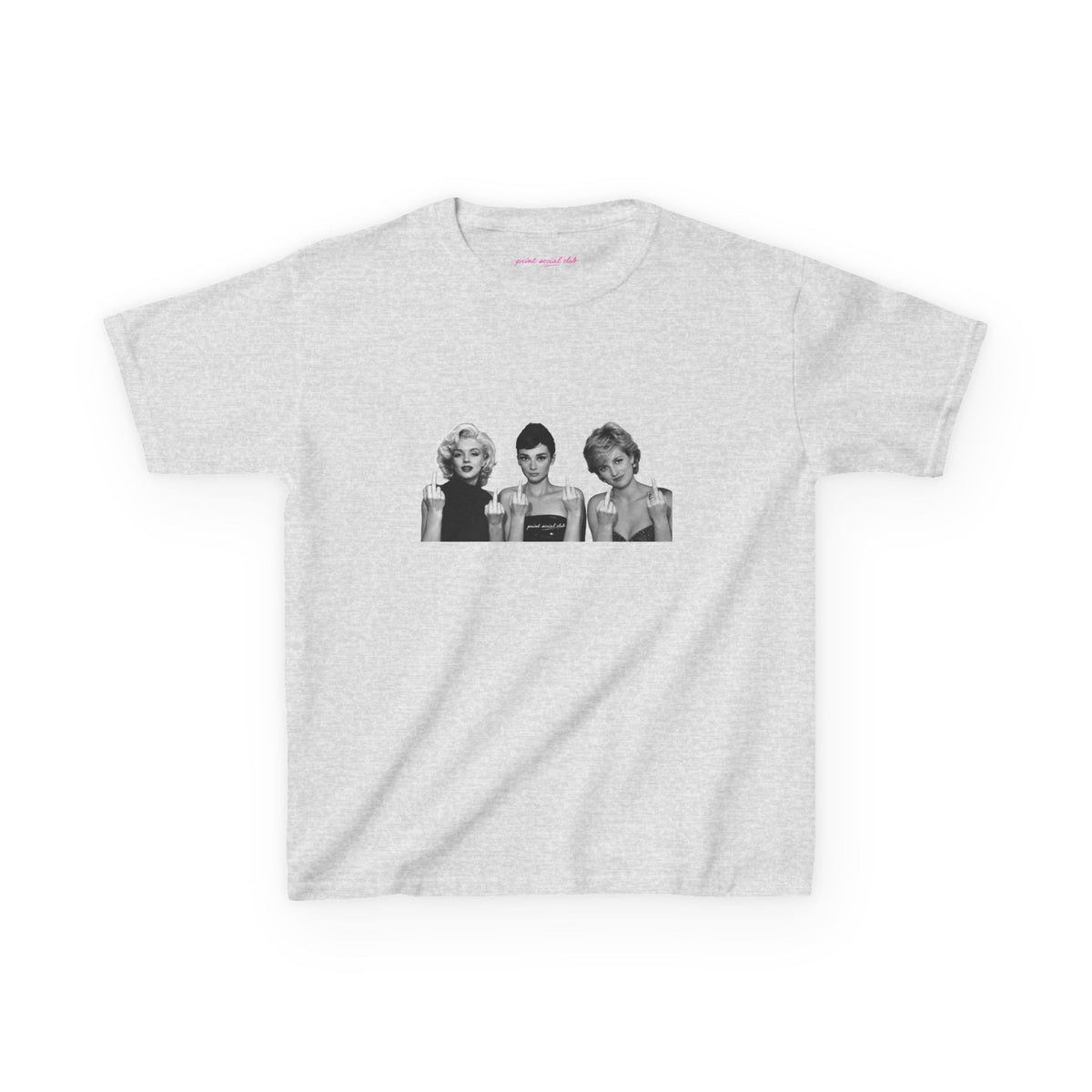 Iconic 3 Baby Tee, front