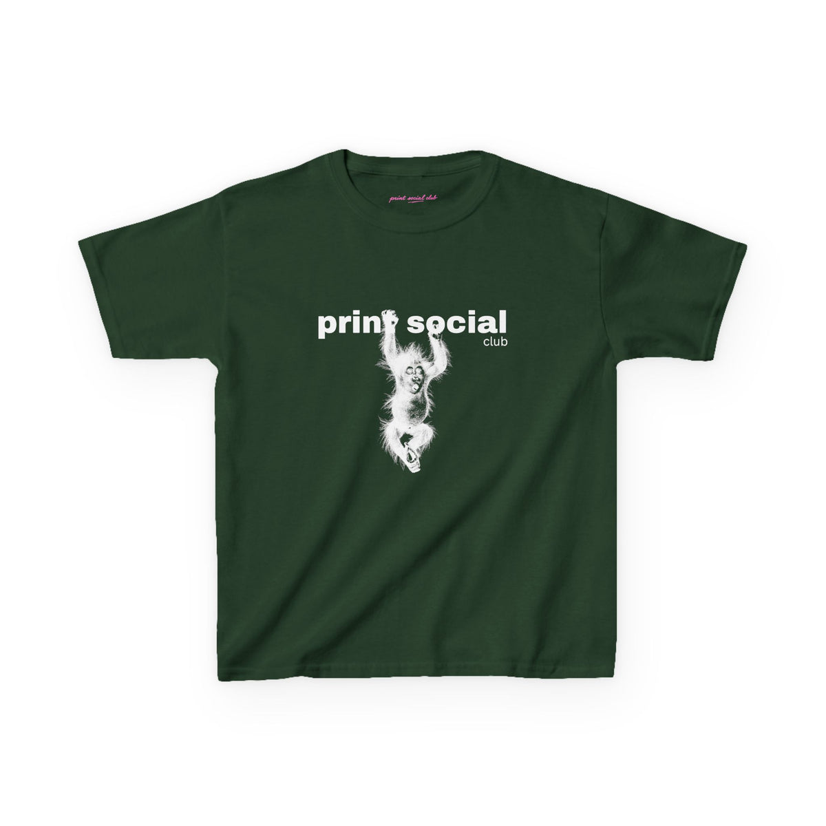 Save Wild Monkeys Baby Tee, front