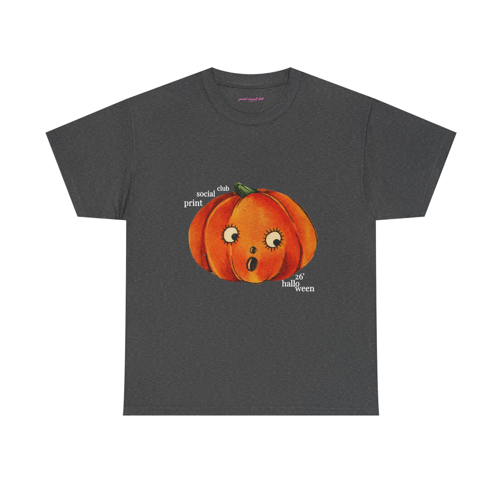 Halloween 26 Classic Tee in Dark Heather, front
