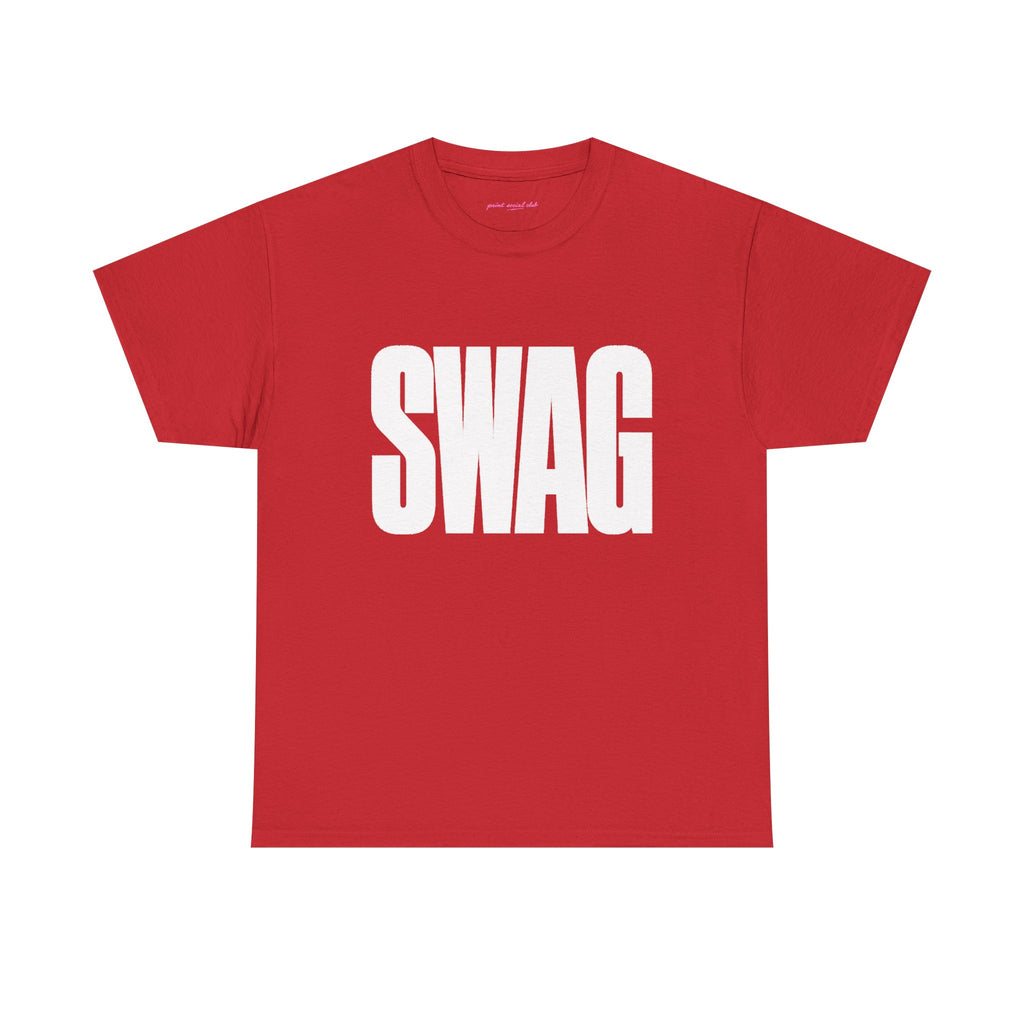 SWAG Classic Tee in Red, front