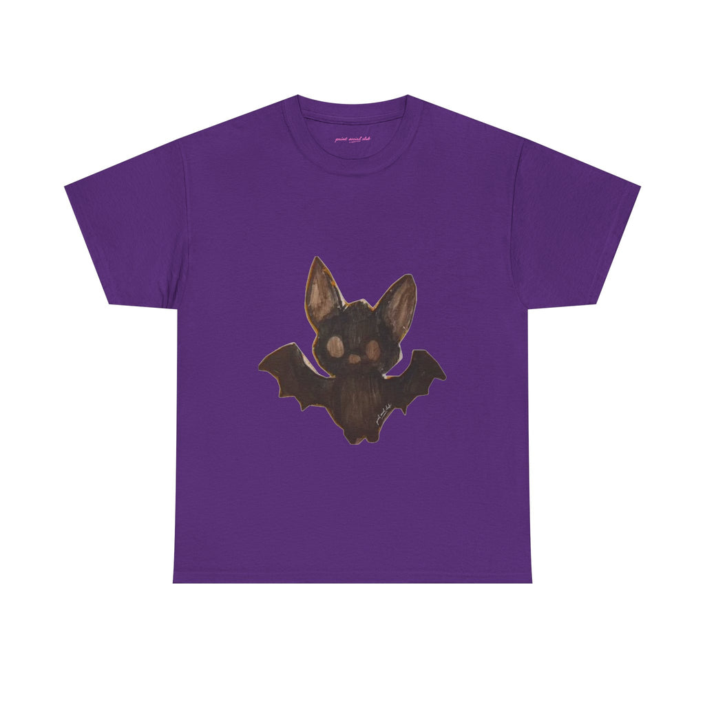 Little Bat Classic Tee in Purple, front