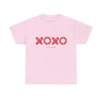 XOXO Classic Tee in Light Pink, front