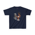 News Baby Tee in Navy, front