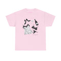 Too Much Champagne Classic Tee in Light Pink, front