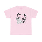 Too Much Champagne Classic Tee in Light Pink, front