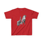LA Baby Tee in Red, front