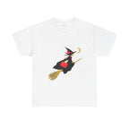 Flying Witch Classic Tee in White, front