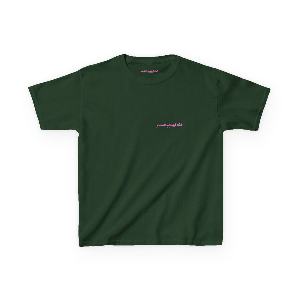 LNF Baby Tee in Forest Green, front