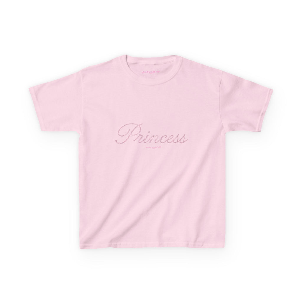 Pink Princess Baby Tee, front