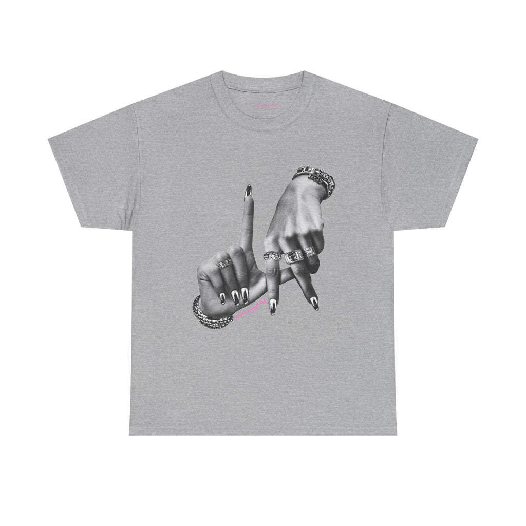 LA Classic Tee in Sport Grey, front