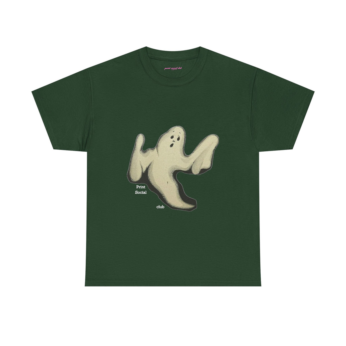 Boo Classic Tee in Forest Green, front